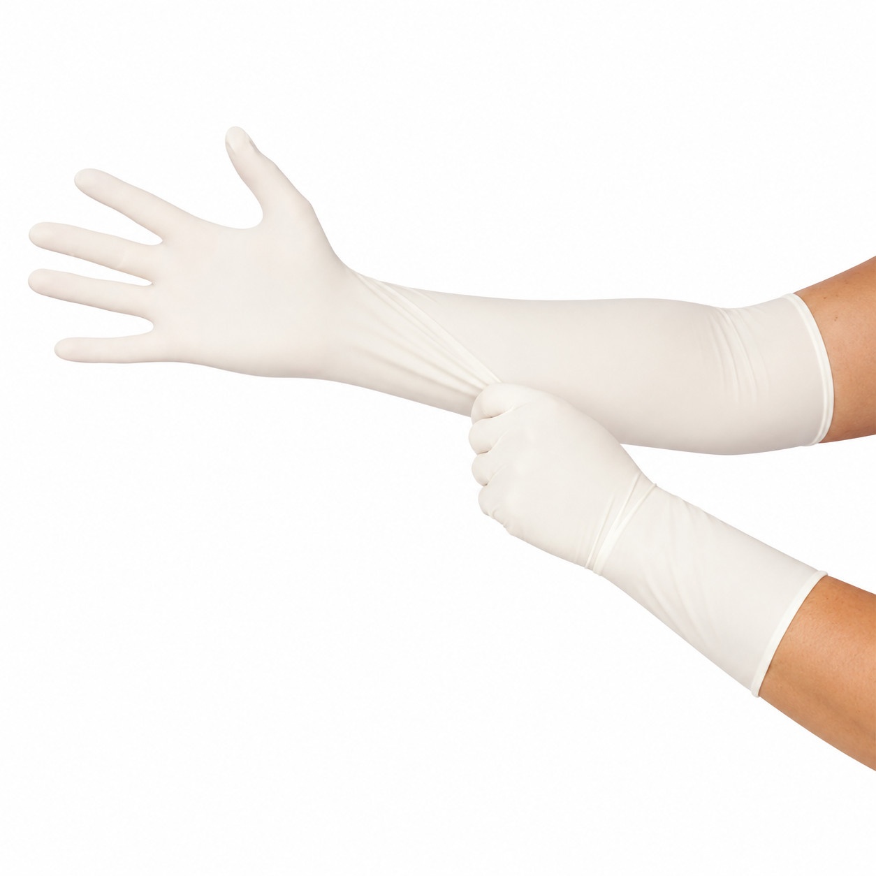 Long Cuff Powder Free Gloves